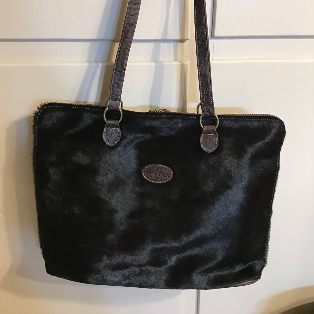 Very nice like new cowhide woman's briefcase